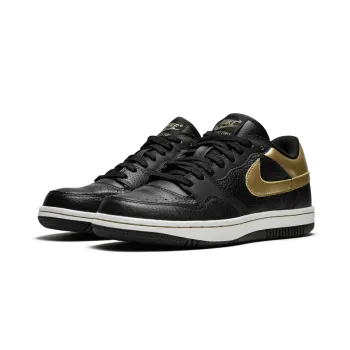 Nike Court Force Low Black and Gold Mens