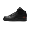 Nike Air Force 1 Mid Supreme - Mini Box Logo Black Mens