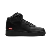 Nike Air Force 1 Mid Supreme - Mini Box Logo Black Mens