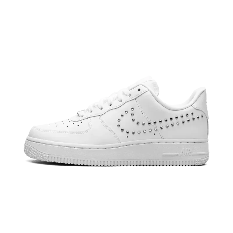 Nike AIR FORCE 1 LO WMNS White / Metallic Silver Womens