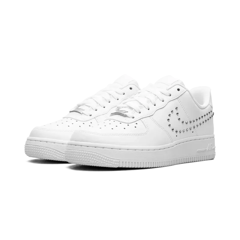 Nike AIR FORCE 1 LO WMNS White / Metallic Silver Womens