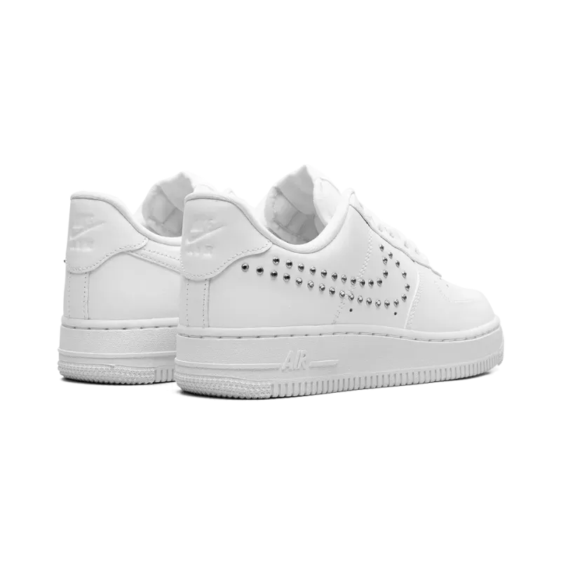 Nike AIR FORCE 1 LO WMNS White / Metallic Silver Womens