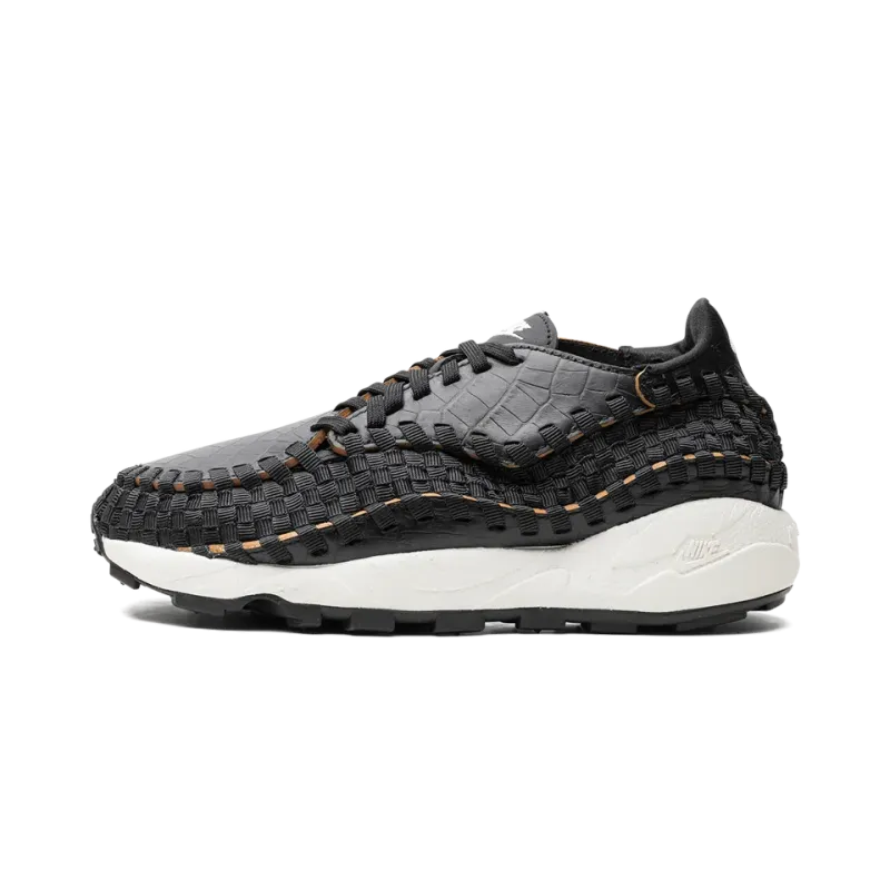 Nike Air Footscape Woven Premium Black Croc Mens