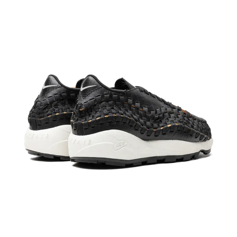 Nike Air Footscape Woven Premium Black Croc Mens