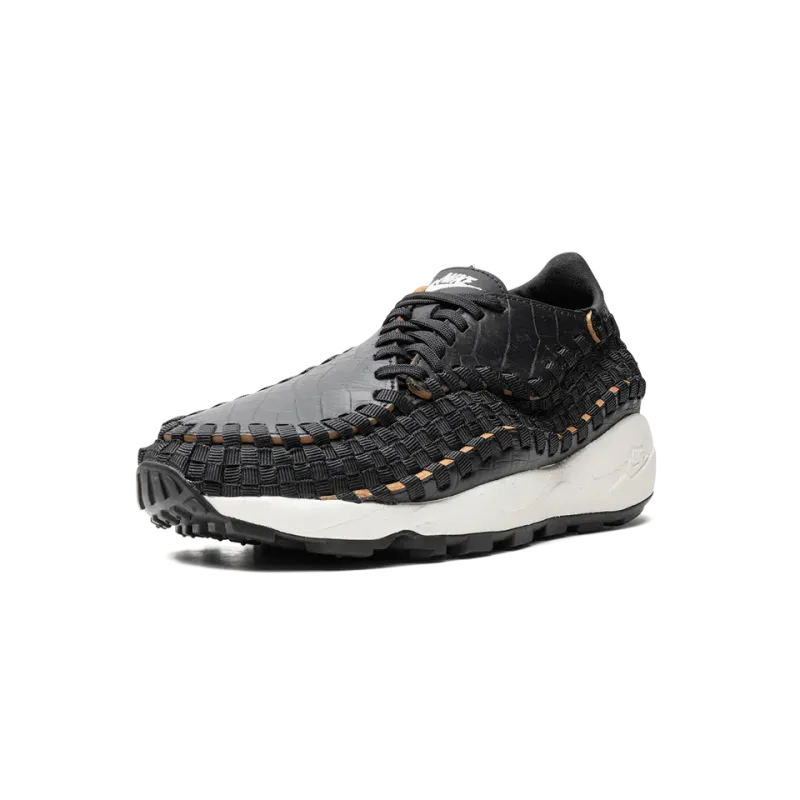 Nike Air Footscape Woven Premium Black Croc Mens