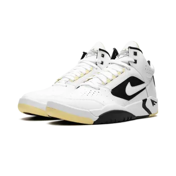 Nike Air Flight Lite Mid White Lemon Black White Mens