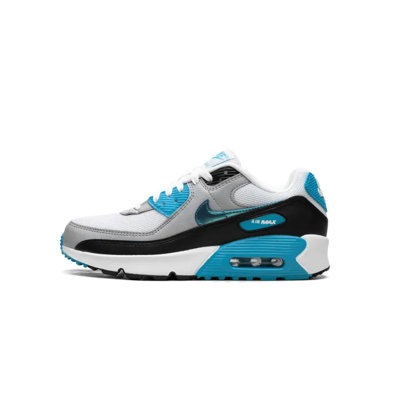 Nike Air Max 90 GS Blue Lightning Metallic Grade School