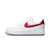 Nike AIR FORCE 1 LO '07 WMNS Satin White Varsity Red Womens