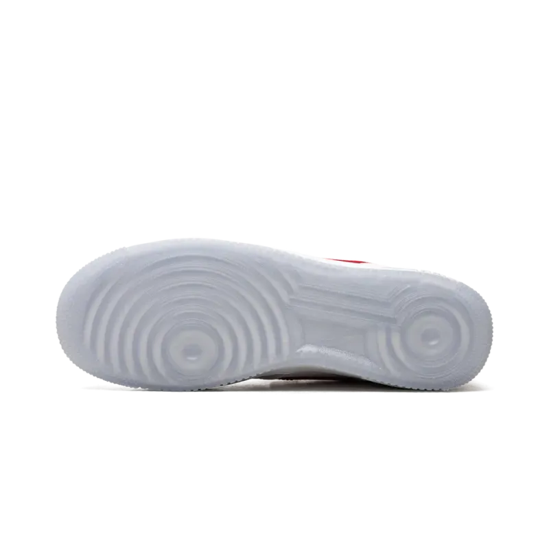 Nike AIR FORCE 1 LO '07 WMNS Satin White Varsity Red Womens