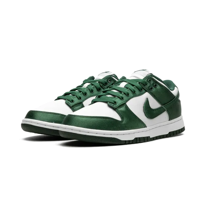 Nike DUNK LOW WMNS Green Satin Womens
