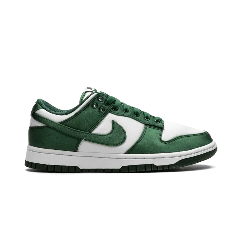 Nike DUNK LOW WMNS Green Satin Womens