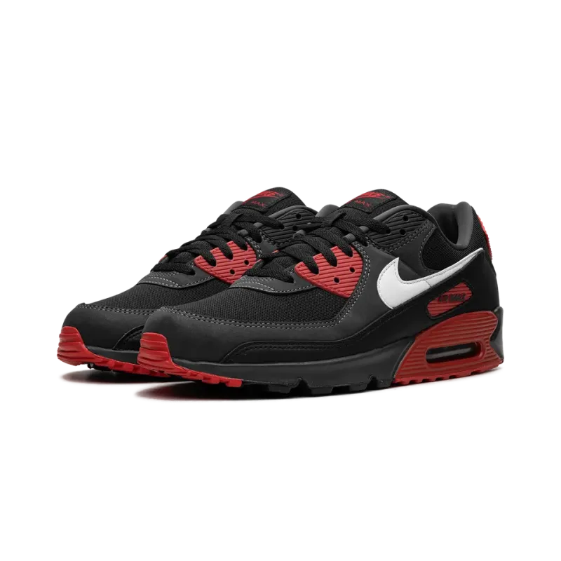 Nike Air Max 90 Black / Red Mens