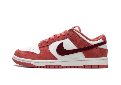 Nike Dunk Low WMNS 'Valentine's Day' — Women's-Exclusive Retro with Pink-Red Suede