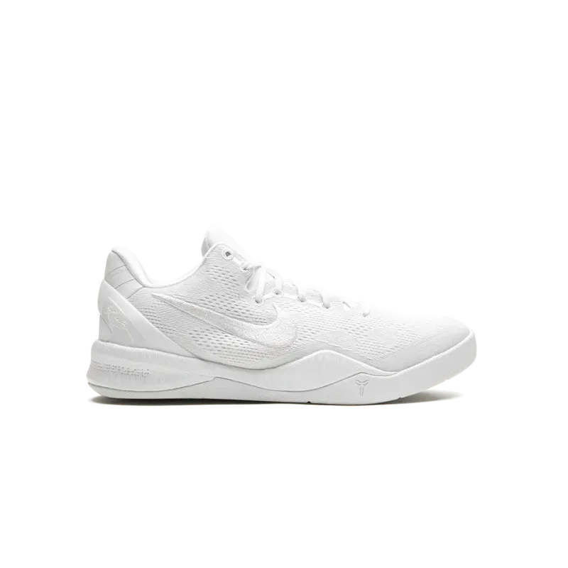 Nike Kobe 8 Protro GS Triple White Grade School
