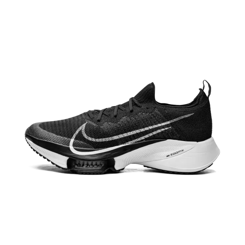 Nike Air Zoom Tempo Next% Flyknit Black White Anthracite Mens