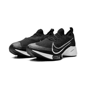 Nike Air Zoom Tempo Next% Flyknit Black White Anthracite Mens