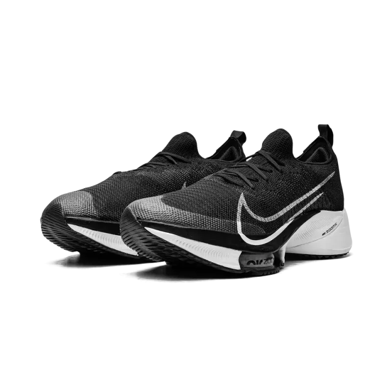 Nike Air Zoom Tempo Next% Flyknit Black White Anthracite Mens