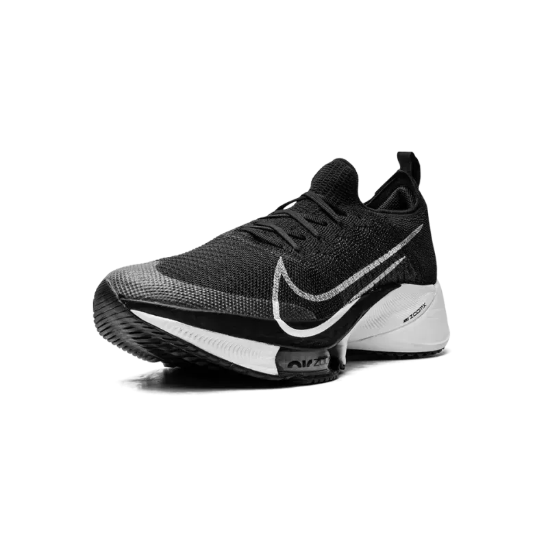 Nike Air Zoom Tempo Next% Flyknit Black White Anthracite Mens