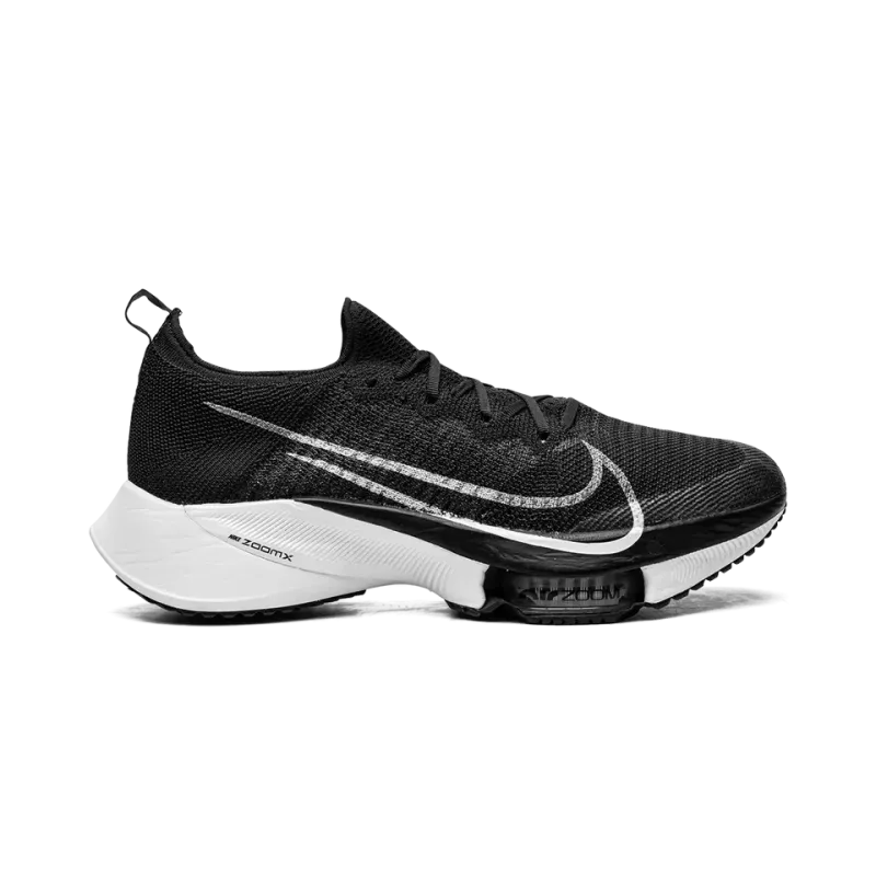 Nike Air Zoom Tempo Next% Flyknit Black White Anthracite Mens