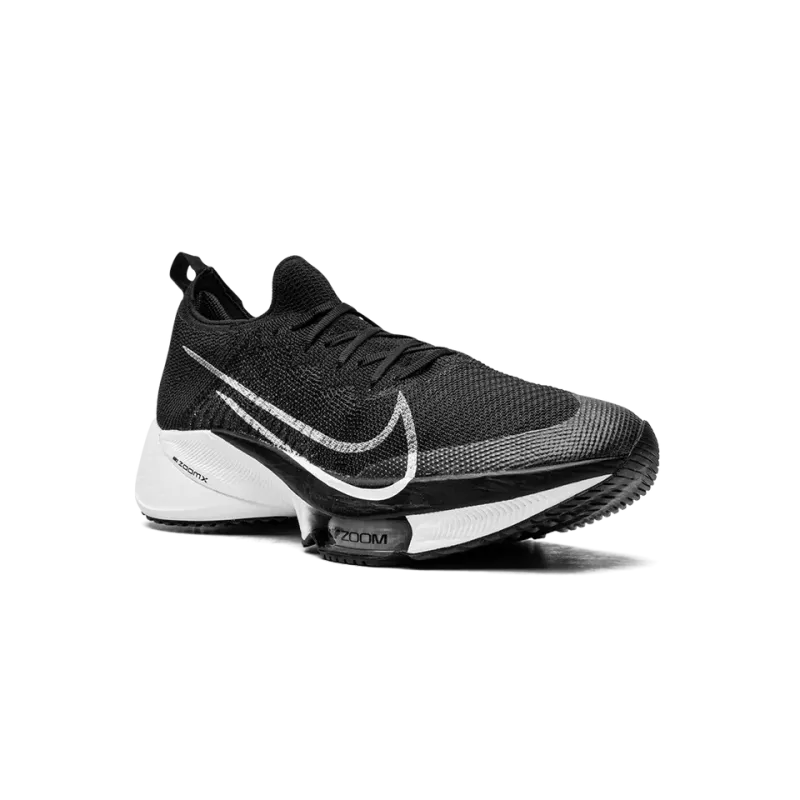 Nike Air Zoom Tempo Next% Flyknit Black White Anthracite Mens
