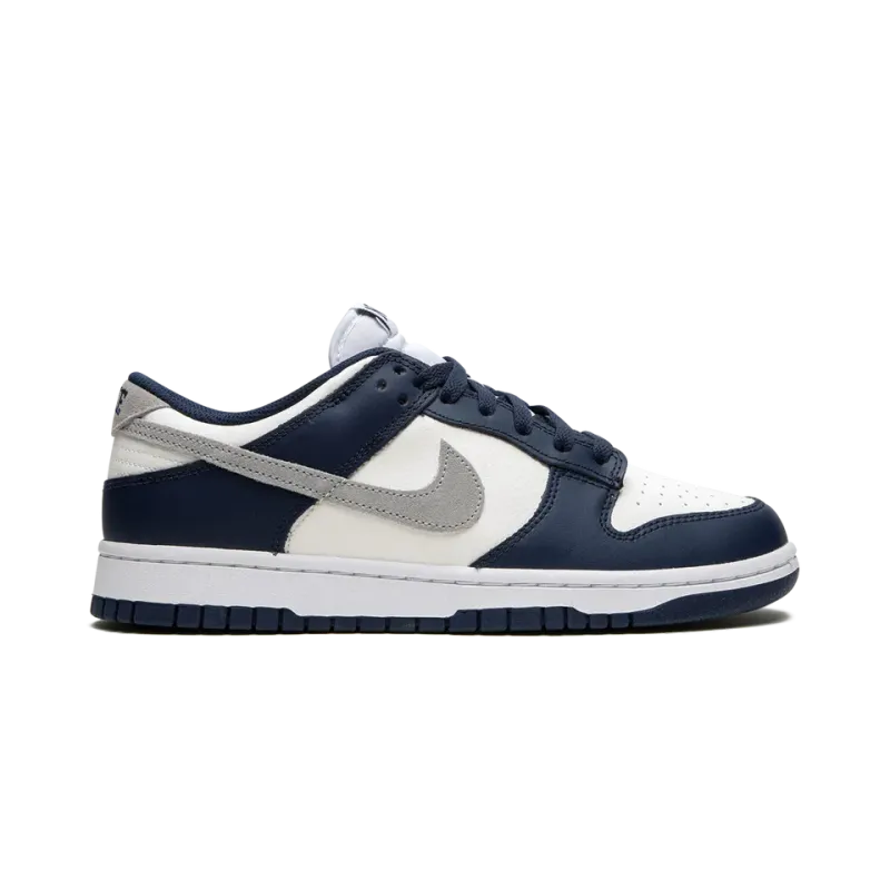 Nike Dunk Low Navy / White / Grey Mens