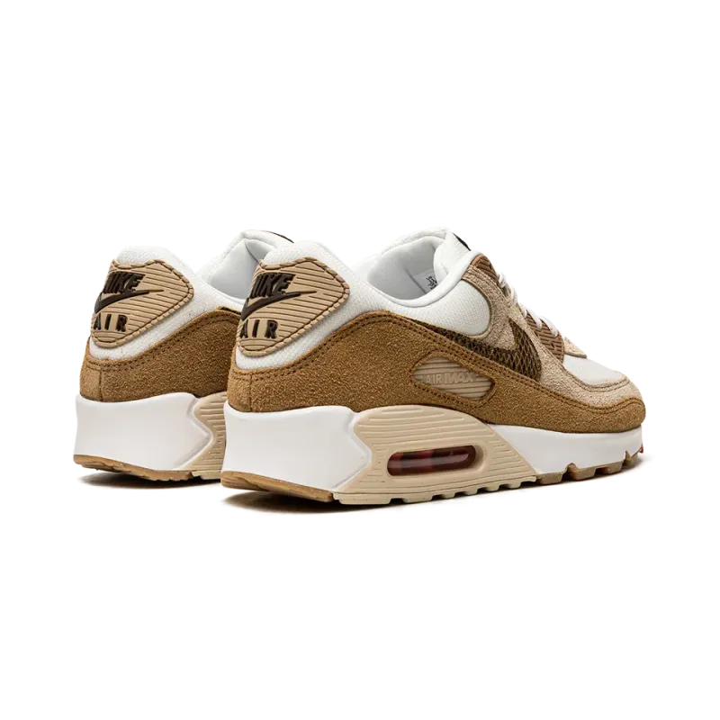Nike AIR MAX 90 WMNS Pale Ivory Snakeskin Swoosh Womens