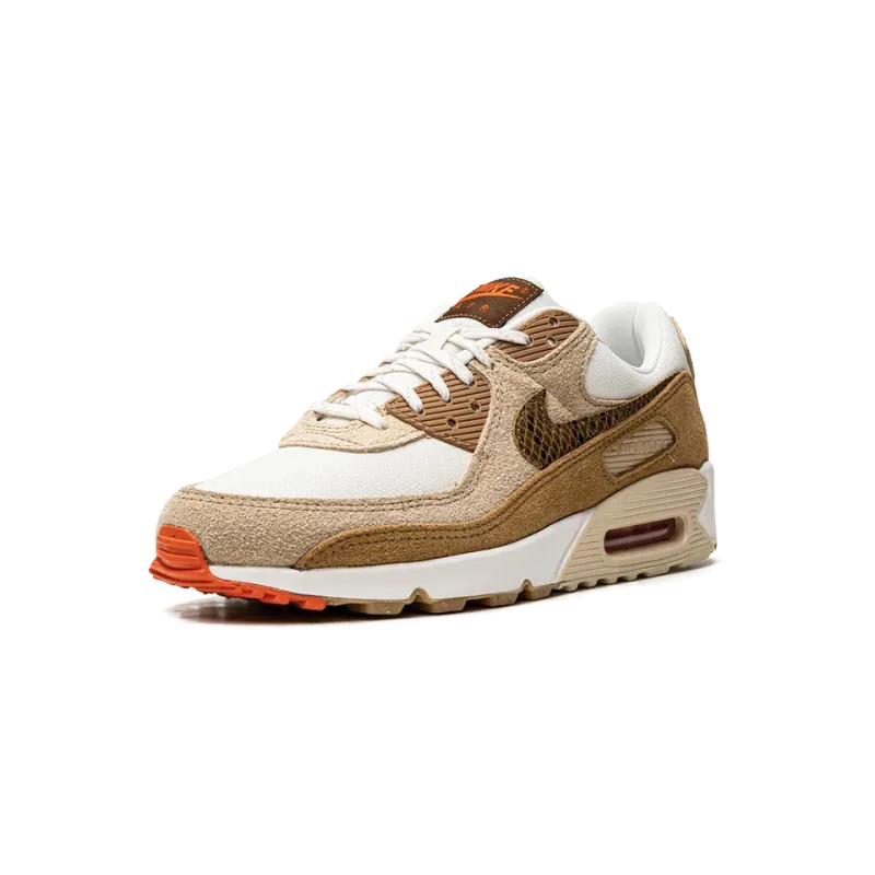 Nike AIR MAX 90 WMNS Pale Ivory Snakeskin Swoosh Womens