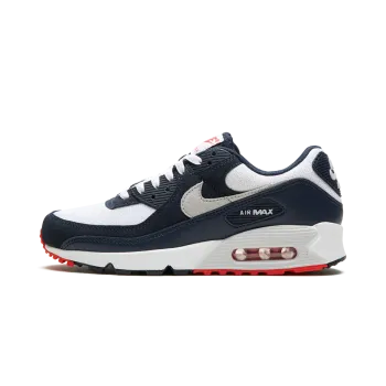 Nike Air Max 90 Navy / Crimson Mens