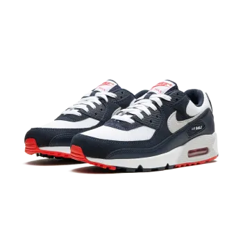 Nike Air Max 90 Navy / Crimson Mens