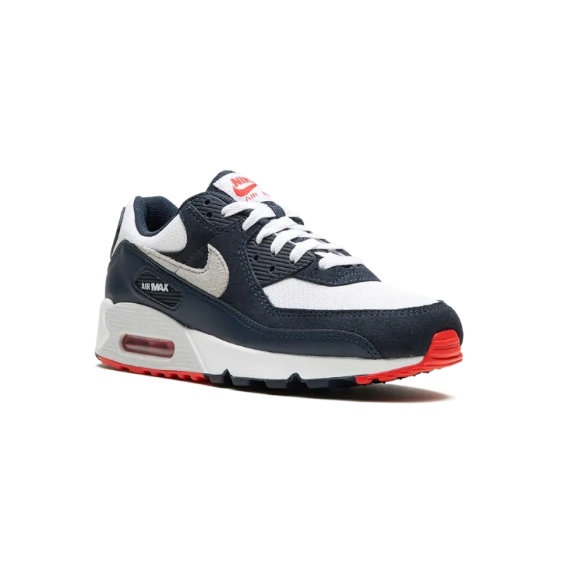 Nike Air Max 90 Navy / Crimson Mens