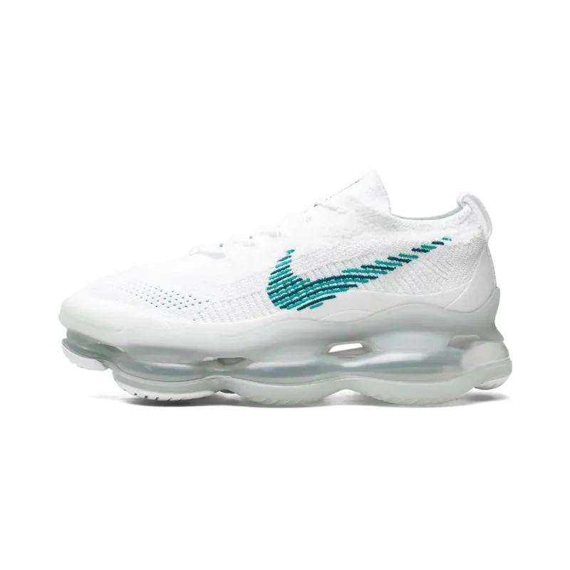 Nike Air Max Scorpion Flyknit White Geode Teal Mens