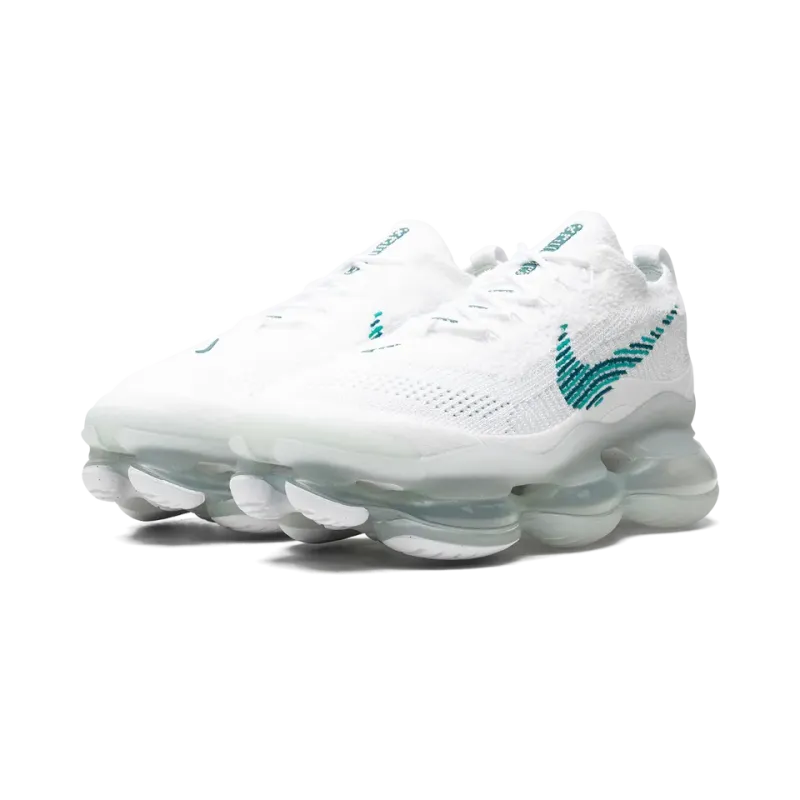 Nike Air Max Scorpion Flyknit White Geode Teal Mens