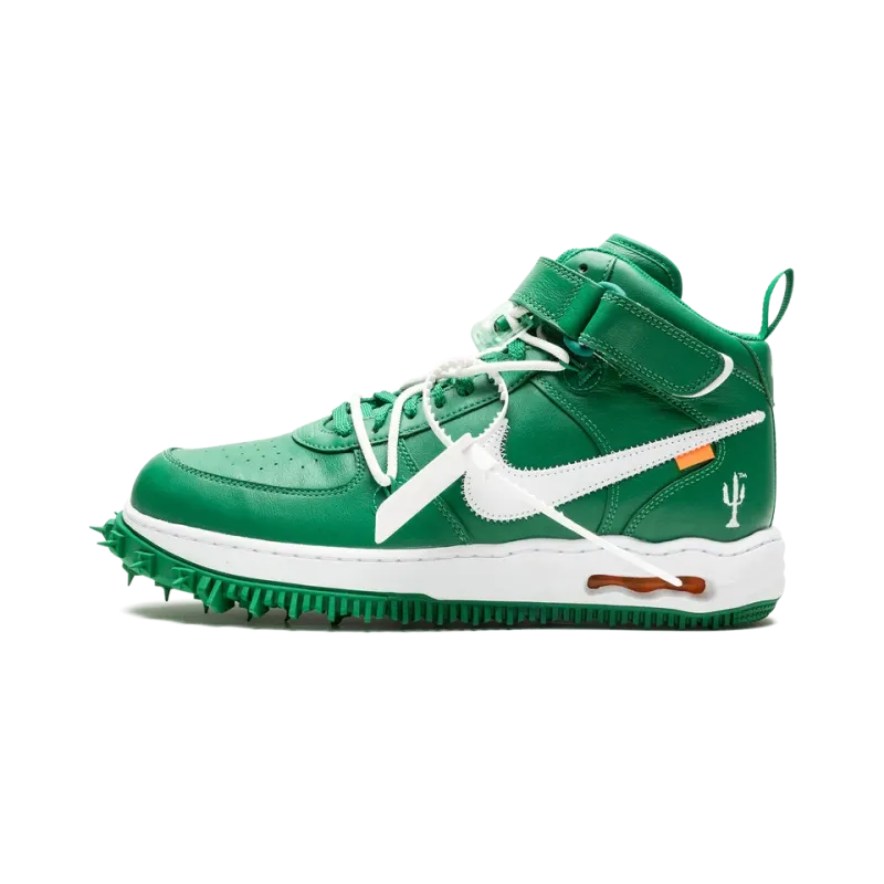 Nike Air Force 1 Mid Off-White - Pine Green Mens