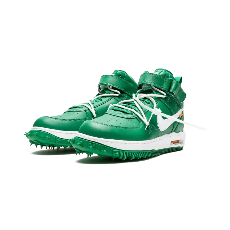 Nike Air Force 1 Mid Off-White - Pine Green Mens