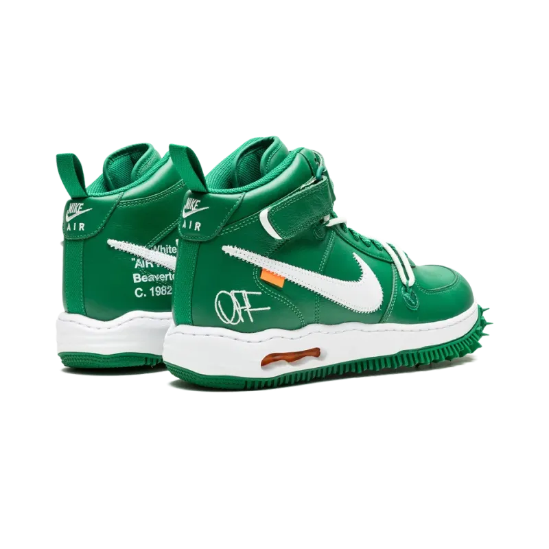 Nike Air Force 1 Mid Off-White - Pine Green Mens
