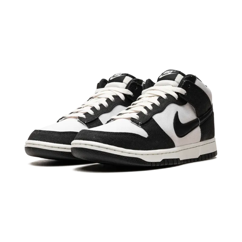 Nike Dunk Mid Black / White Mens