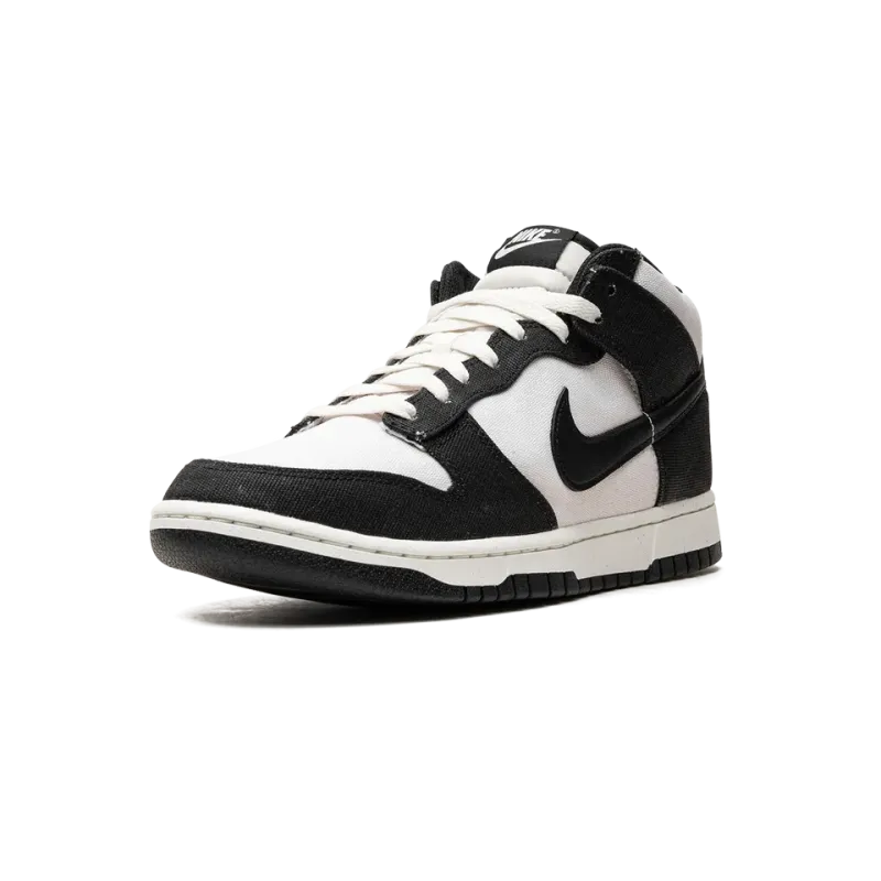 Nike Dunk Mid Black / White Mens