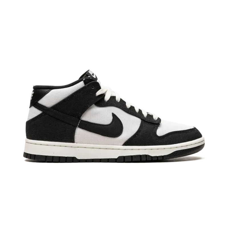 Nike Dunk Mid Black / White Mens