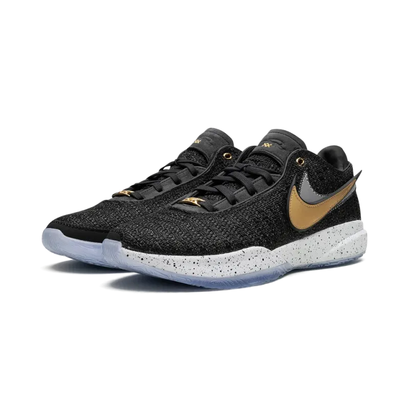 Nike LeBron 20 Black/Metallic Gold Mens