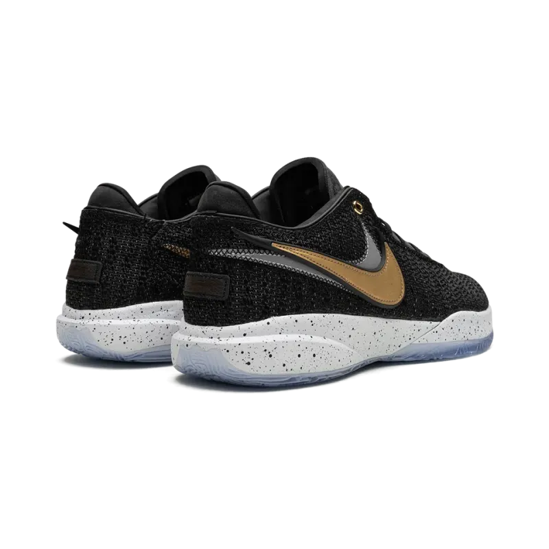 Nike LeBron 20 Black/Metallic Gold Mens