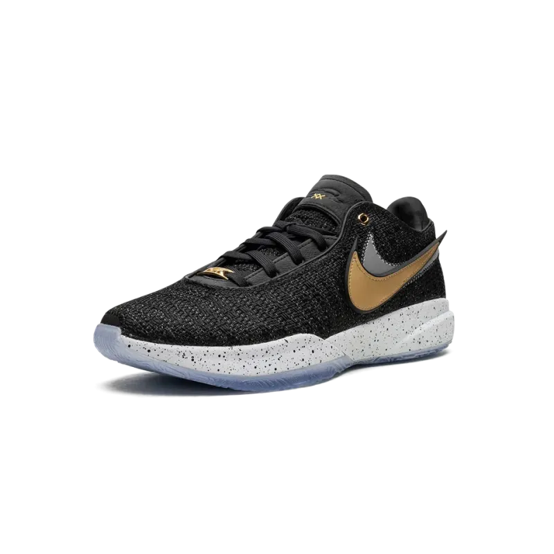 Nike LeBron 20 Black/Metallic Gold Mens