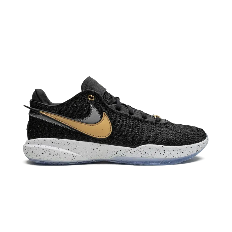Nike LeBron 20 Black/Metallic Gold Mens
