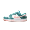 Nike Dunk Low Snakeskin Washed Teal Bleached Coral Mens