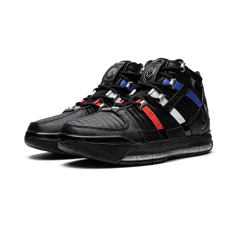 Nike Lebron 3 The Shop - Black/Red Mens