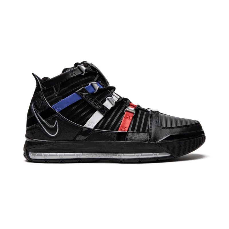Nike Lebron 3 The Shop - Black/Red Mens