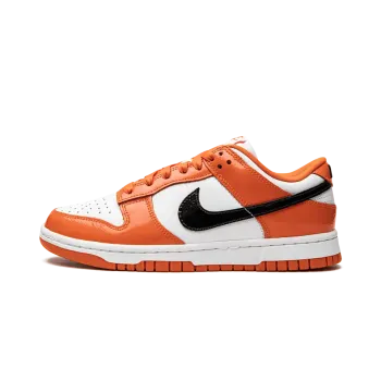 Nike DUNK LO MNS WMNS Orange / Black Patent Leather Womens
