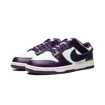 Nike Dunk Low Chenille Swoosh - Grand Purple Mens