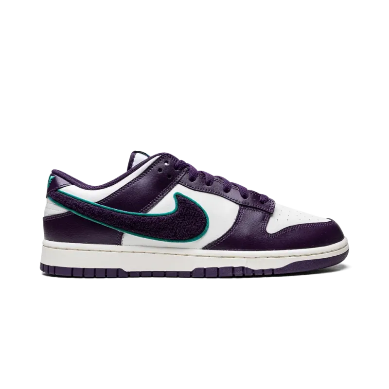 Nike Dunk Low Chenille Swoosh - Grand Purple Mens