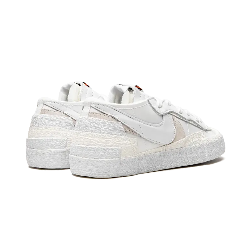 Nike Blazer Low Sacai - White Patent Leather Mens