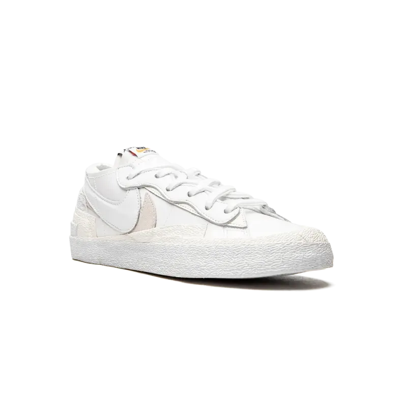 Nike Blazer Low Sacai - White Patent Leather Mens